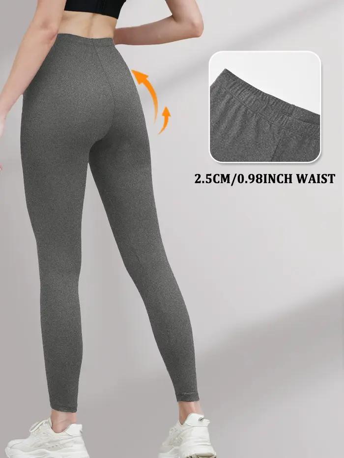 Leggings de sport taille basse pour femmes - Collants super doux et très élastiques pour le yoga