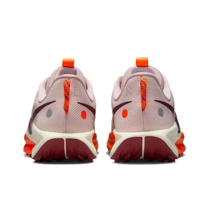 Nike Pegasus Trail 5 Chaussures de course basses résistantes à l'abrasion pour femmes Rose Orange Blanc DV3865-602