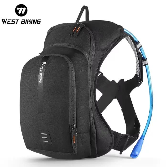 WEST BIKING 10L sac à dos de cyclisme ultraléger sangle ergonomique sac de vélo de route vtt avec sac à eau sac