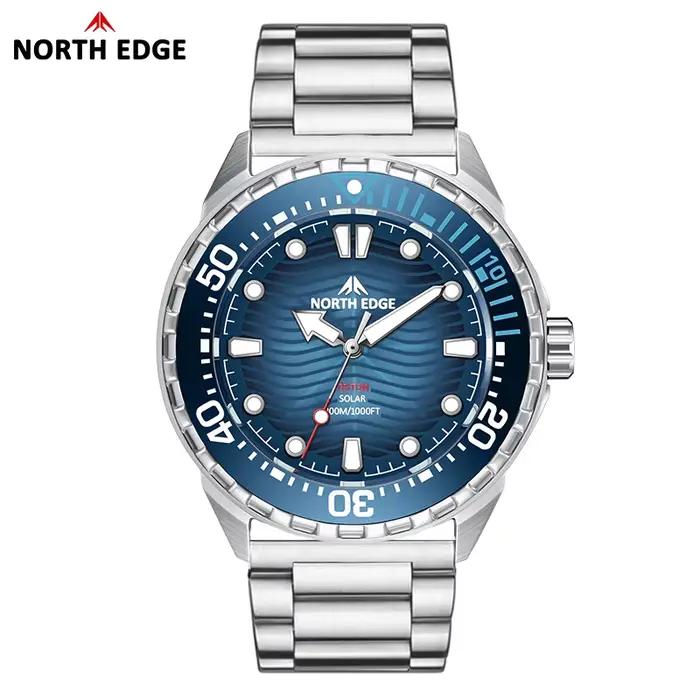 NORTH EDGE – montre de plongée à énergie solaire pour hommes