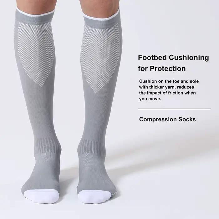 1 paire de chaussettes de Compression graduées pour femmes et hommes