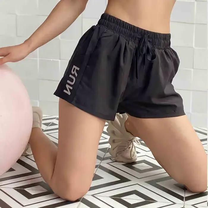 Short de course ample taille haute pour femme pour l'été; anti-dérapant