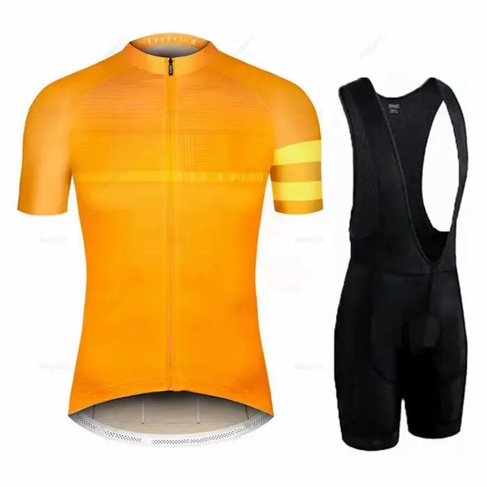 Ensemble de maillots de cyclisme pour homme respirants et anti-UV pour l'été, parfait pour le VTT, le cyclisme de montagne et les compétitions de triathlon