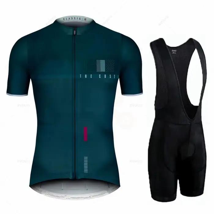 Ensemble de maillots de cyclisme pour homme respirants et anti-UV pour l'été, parfait pour le VTT, le cyclisme de montagne et les compétitions de triathlon