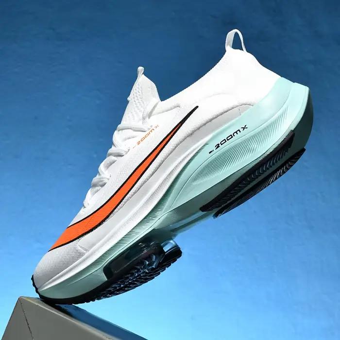 Chaussures de course à coussinets spéciaux pour marathon, respirantes, légères, confortables, antidérapantes, pour hommes et femmes, baskets de loisirs athlétiques