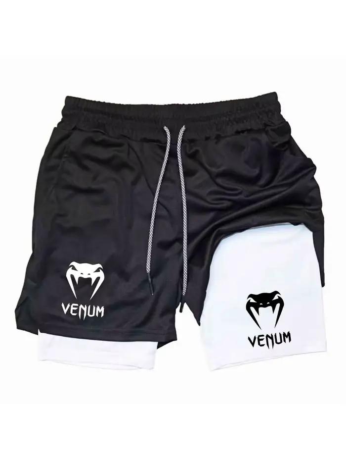 Shorts de sport d'été 2026 2-en-1 pour la course et la gym