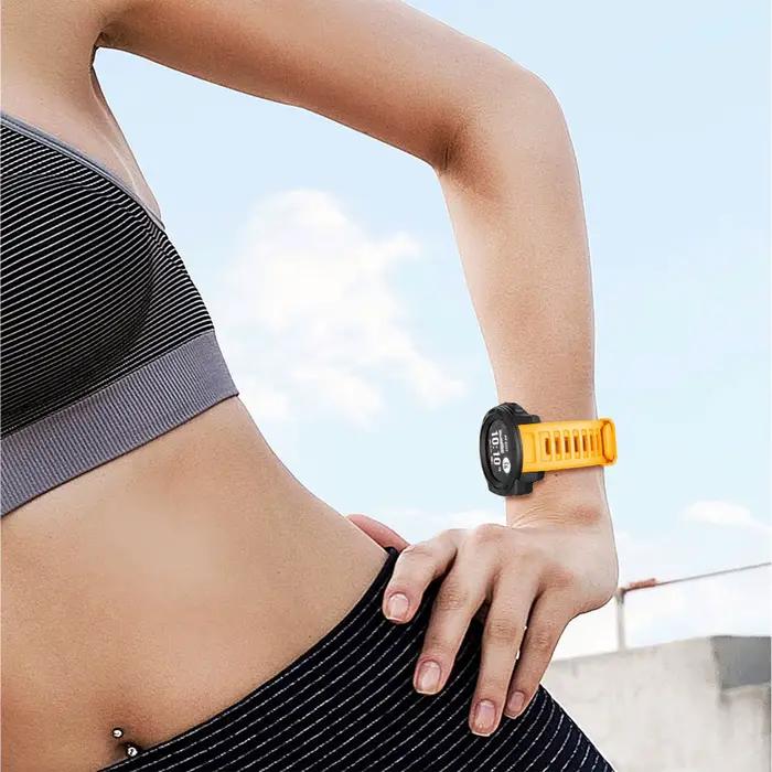 Bracelet de sport original pour Garmin Instinct 1 2 3 E, bracelet tactique en silicone, bracelet de remplacement, sangle de la série Instinct, compatible avec les modèles Instinct, résistant à l'eau, adapté aux entraînements intensifs
