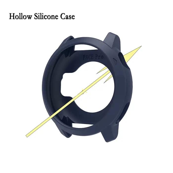 Coque en silicone Coque de protection pour montre COROS PACE Pro, décoration colorée Housse pour COROS PACE Pro