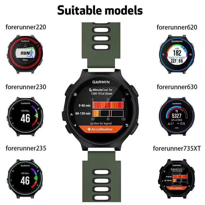 Bracelet de montre pour Garmin Forerunner 735XT 735/220/230/235/620/630