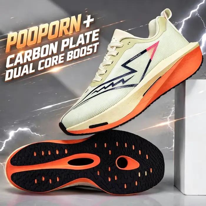 Chaussures de course pour hommes, baskets de sport respirantes et antidérapantes, légères, pour marathon, fitness, jogging en plein air