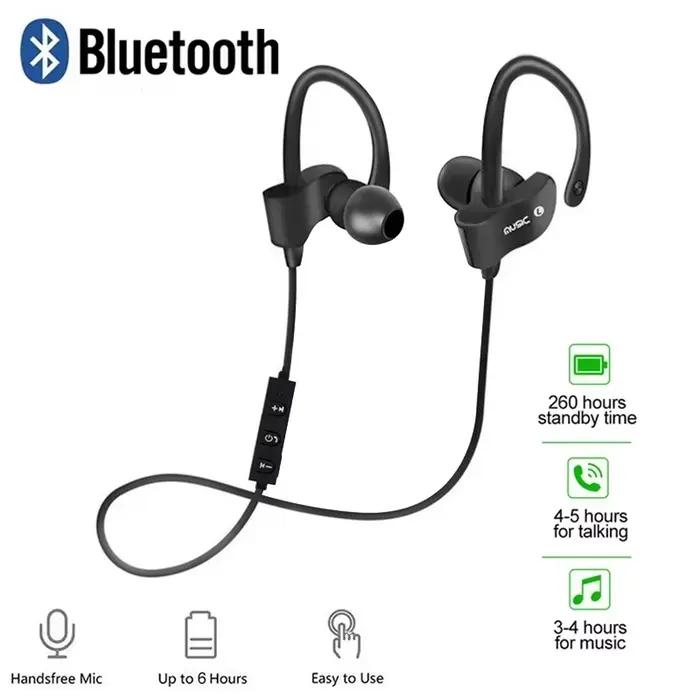 Casque d'écoute Bluetooth sans fil pour le sport