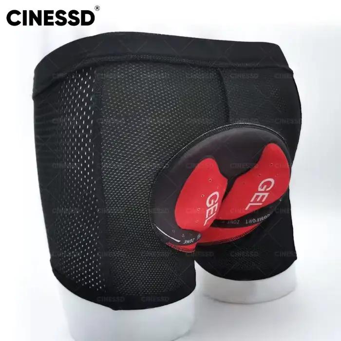 Sous-vêtements de cyclisme Shorts 5D Gel Pad respirant antidérapant