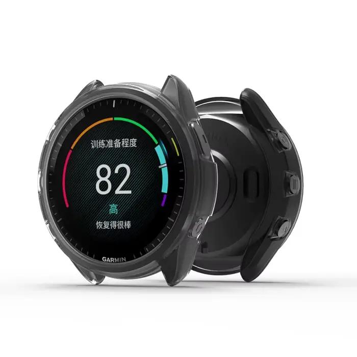 Étui de protection Transparent en TPU Ultra-fin pour Garmin Forerunner 970 965
