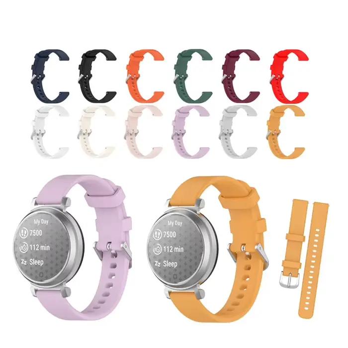 Bracelet de remplacement Sport pour Garmin Lily 2, bracelet actif en Silicone, étanche