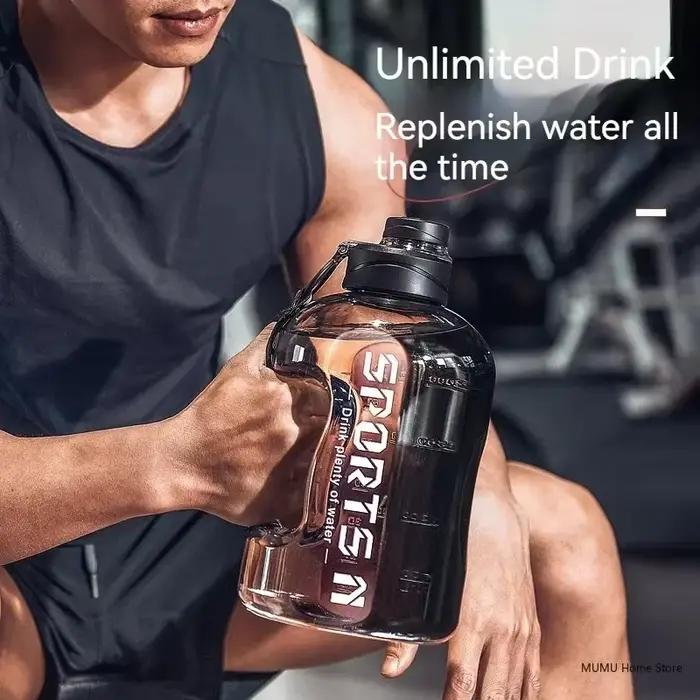 1.7L/2.7L/4L/5L bouteille d'eau de sport salle