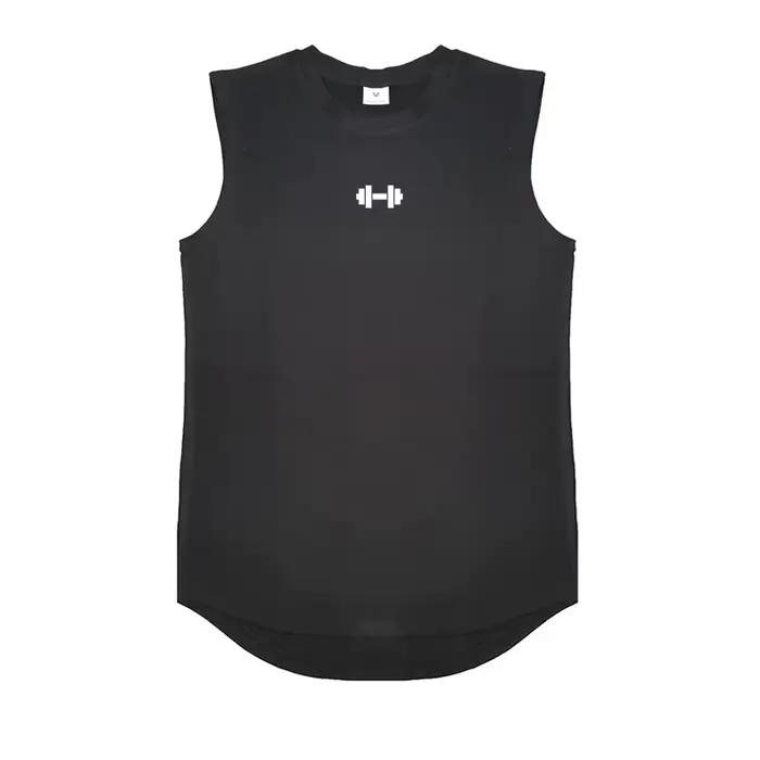 Hommes coton entraînement sans manches course Sport gilets chemises d'été gymnase musculation débardeurs Fitness Muscle respirant vêtements