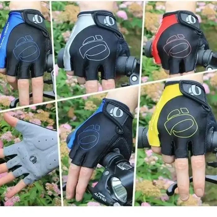 Gants de cyclisme demi-doigt Gel anti-dérapant Anti-transpiration gants de vélo de route pour hommes gants de VTT demi-doigt Gel gants de cyclisme occasionnels de course et randonnée