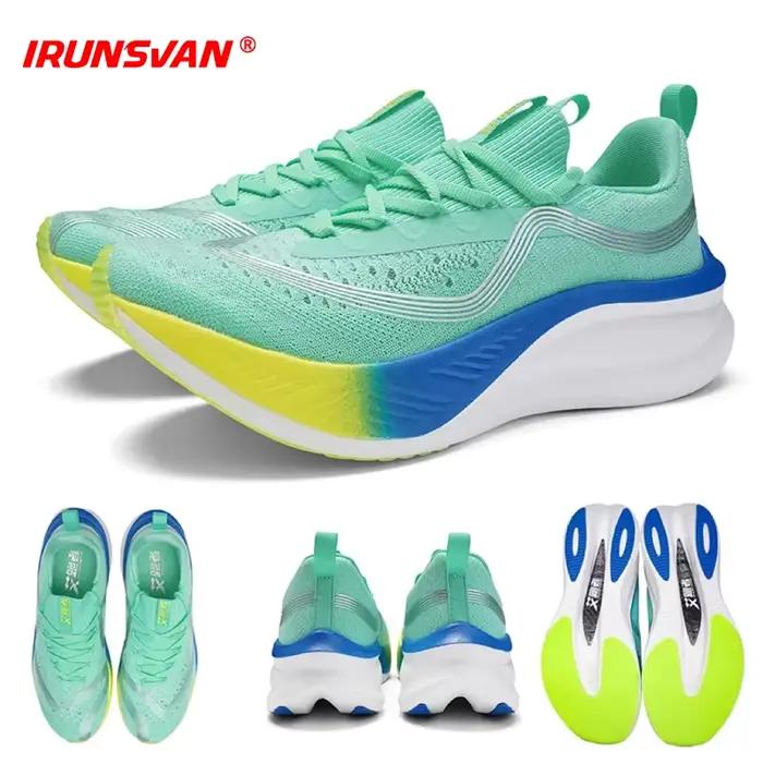 2025 IRUNSVAN Marathon chaussures carbone haute qualité respirant rebond-back amorti