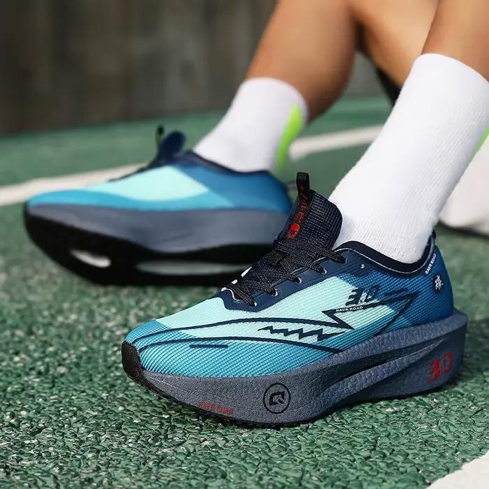 Chaussures de course spécialisées avec plaque en carbone pour marathon