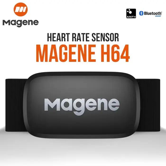 Magene H64 capteur de fréquence cardiaque double Mode ANT Bluetooth avec sangle pectorale ordinateur de vélo