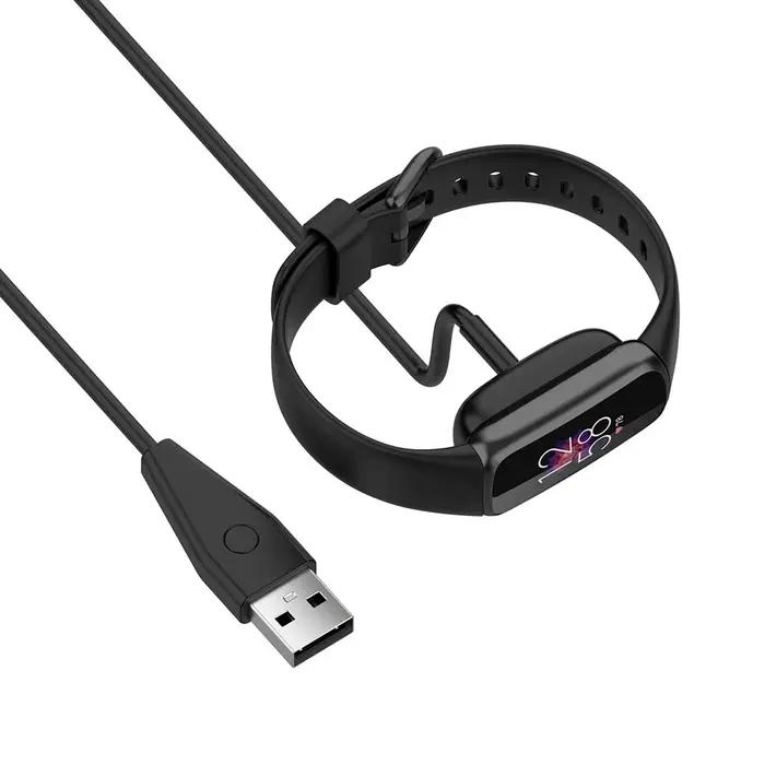 Chargeur USB pour Fitbit Charge 5/Charge 6/Luxe, câble de chargement, support de station d'accueil pour Fitbit Luxe, accessoires pour montre connectée