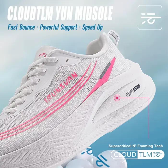 IRUNSVAN nouvelles chaussures de course légères pour hommes et femmes, chaussures de sport absorbant les chocs et résistantes à l'usure
