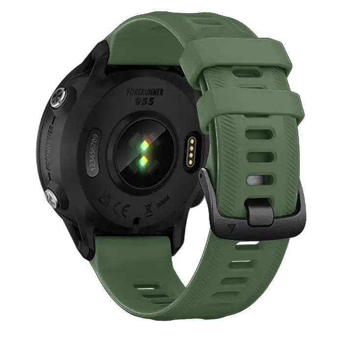 Bracelet de montre en silicone pour Garmin Forerunner