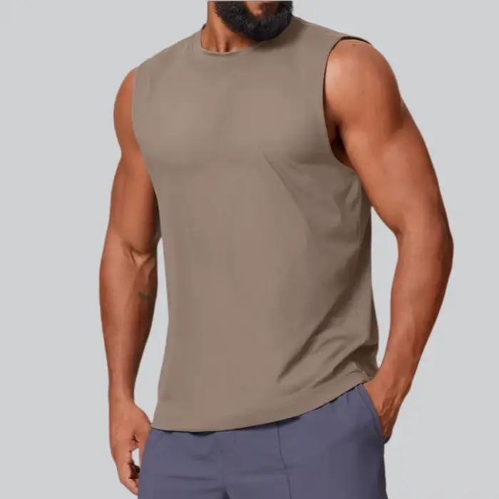 Débardeur de sport compressif sans manches pour homme – Idéal pour le fitness