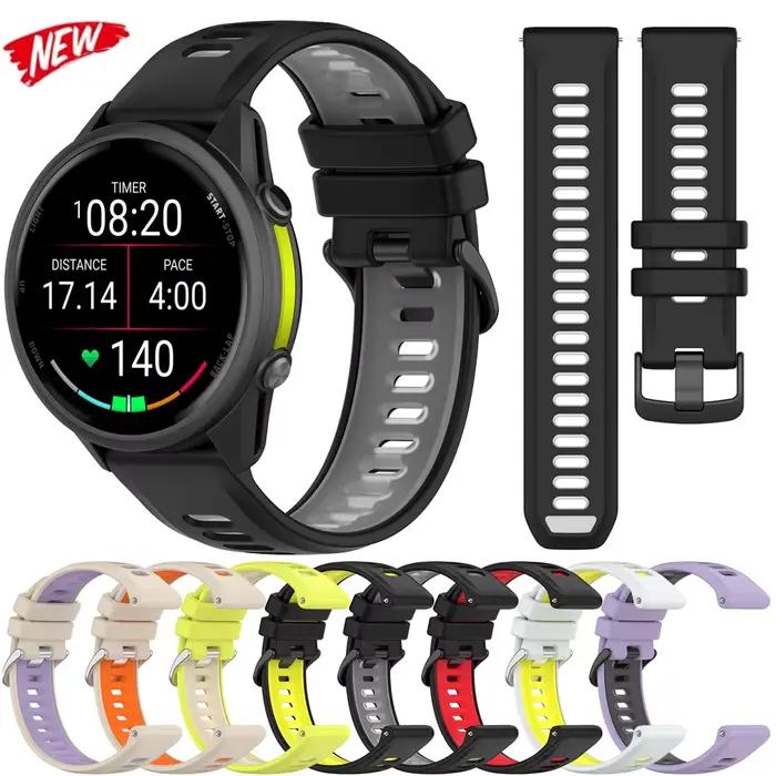 Bracelet en Silicone officiel pour Garmin Forerunner 970 965 955 945 935 745