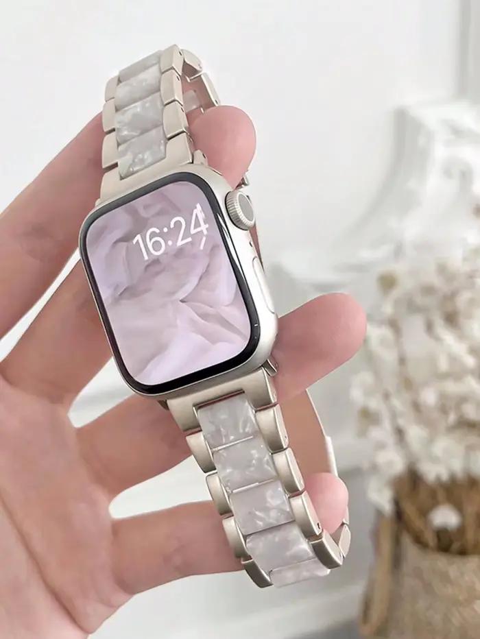 Bracelet de sport en résine intermétallique pour Apple Watch Band Ultra 3 49mm