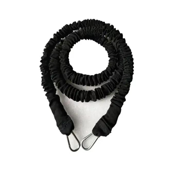 Corde de résistance Wellsem pour entraînement d'endurance haute élasticité double bande de force pour saut de sprint fitness entraînement physique polyvalent multicolore