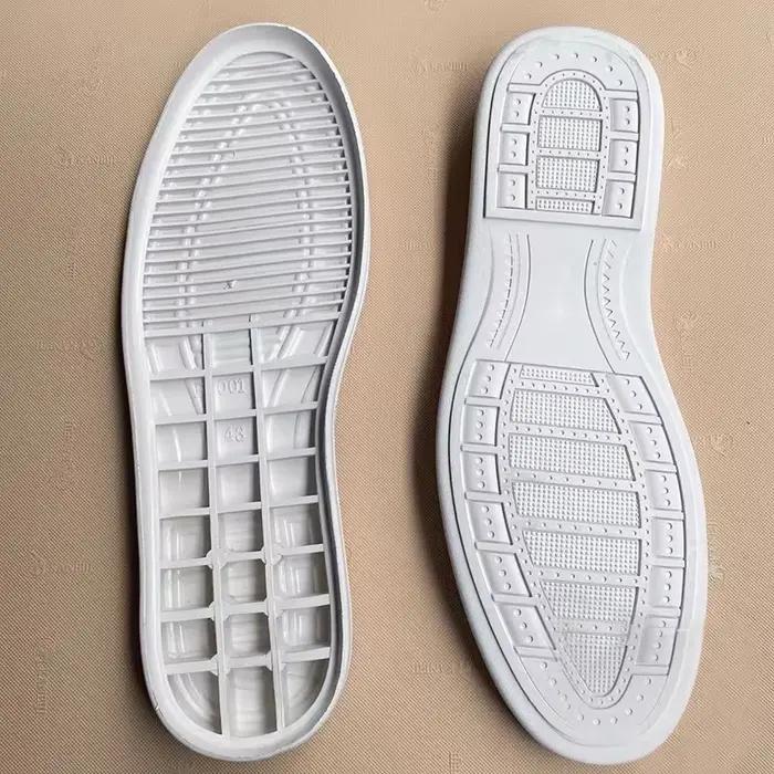 Semelles de chaussures en caoutchouc coordonnantes pour hommes