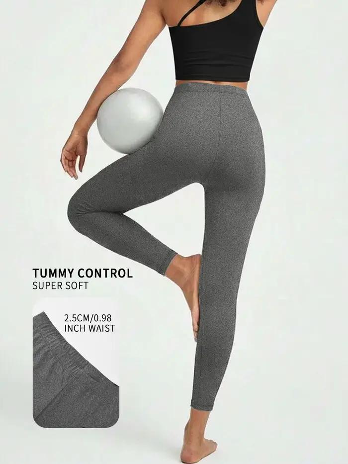 Leggings de sport taille basse pour femmes - Collants super doux et très élastiques pour le yoga