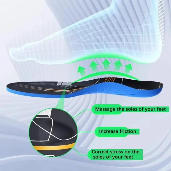 1 paire de semelles intérieures en Fiber de carbone