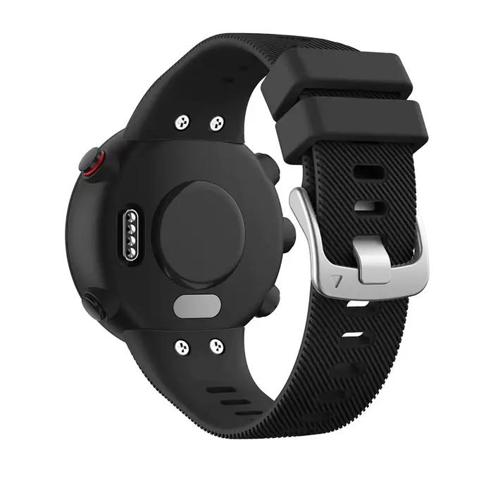 Bracelet en Silicone pour montre intelligente Garmin Forerunner 45S/Forerunner 45/Swim 2