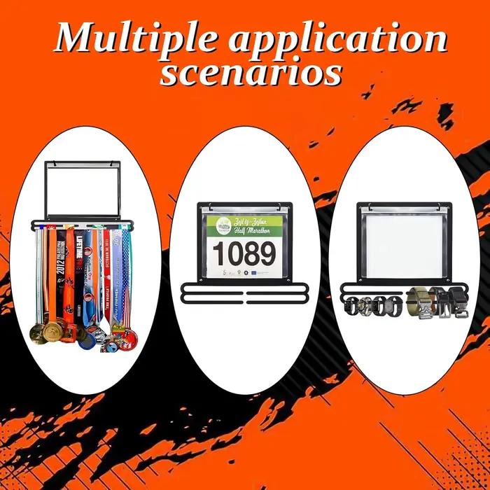 Support de présentation pour dossards de course et médailles - Peut contenir plus de 40