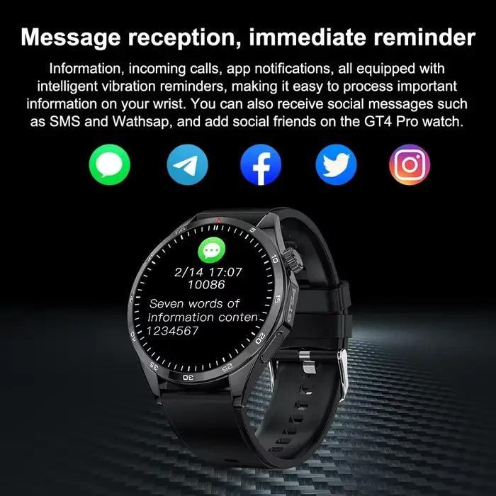 LEMFO Montre Connectée Homme Femme 1.5" 360*360 Écran haute définition