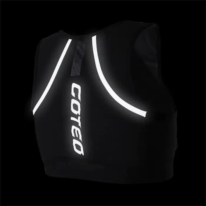 Veste de course réfléchissante et respirante en coton pour homme et femme, sacs de gilet de marathon, sac de rangement de course, pour running, jogging et marathons