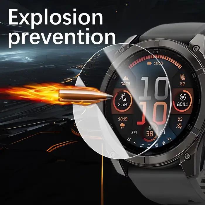 Verre trempé pour montres intelligentes Garmin Fenix 8/7/7S/7X/6/6S/6X/5/5S/5X Forerunner 45 245 255 265 645