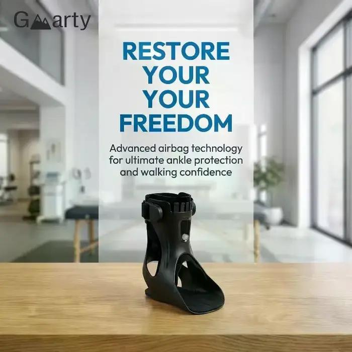 Orthèse de cheville pour pied tombant avec boucle réglable confortable pour la marche et la rééducation post-AVC