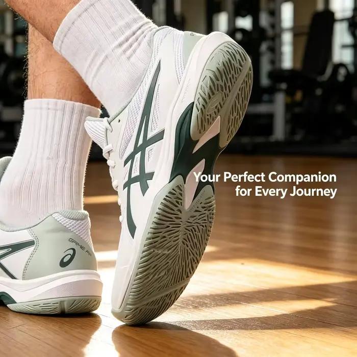 Chaussures de sport décontractées ASICS 2026 pour hommes, modèle Game FF, pour l'entraînement et la compétition de tennis, confortables, résistantes à l'usure et respirantes 1041A489-104