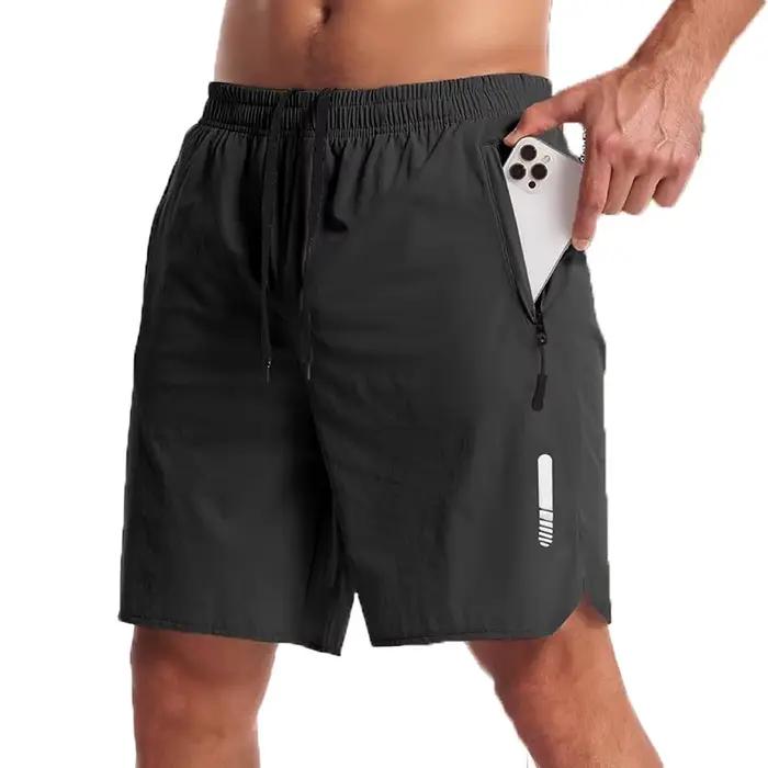 Short de Sport pour Hommes en Nylon et Élasthanne Polyvalent pour Running, Yoga, Plage et Autres Occasions Spéciales