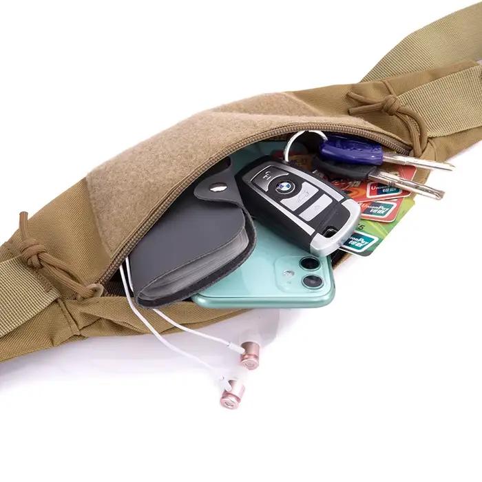 Fanny Pack sport Festival entraînement voyage course grand bandoulière décontracté mains libres portefeuilles taille Pack téléphone sac