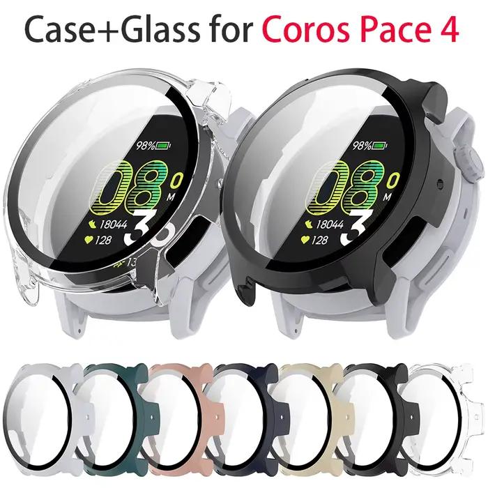 Pour Coros Pace 4 Sport : Étui de protection + Verre protecteur