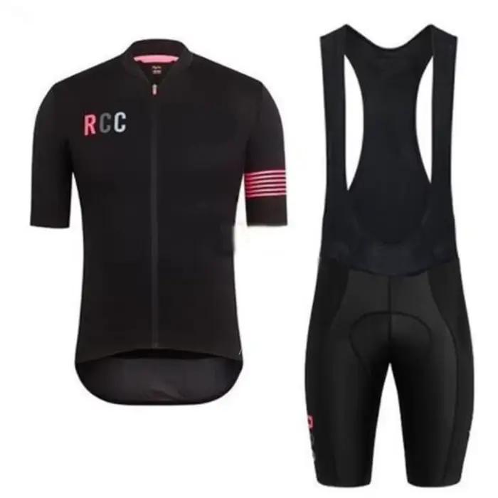 Ensemble de maillot de cyclisme rose RCC à manches courtes pour hommes, tenue de sport cycliste d'été, Maillot Ciclismo Hombre, vêtements de vélo 2026