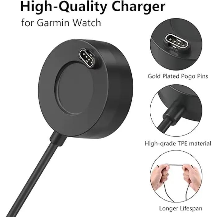 Chargeur USB pour montre connectée Garmin Forerunner 965 955 945 935 745 265 255 245 55 45