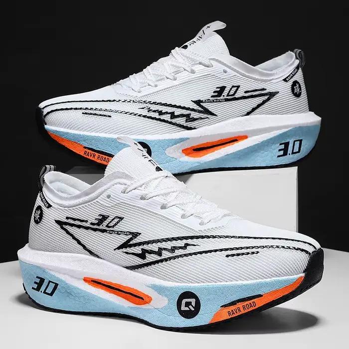 Chaussures de course spécialisées avec plaque en carbone pour marathon