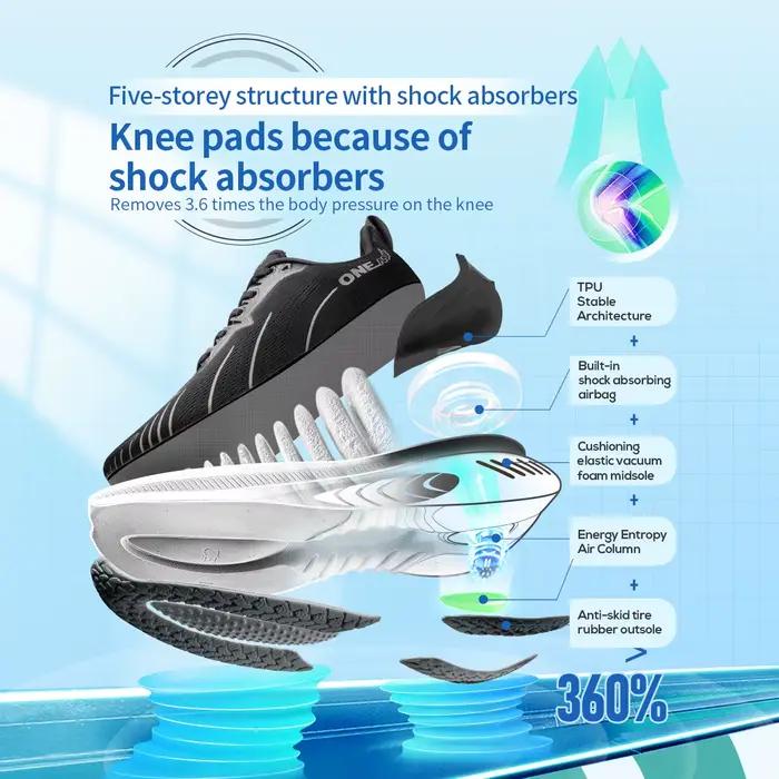 Chaussures de course à lacets pour hommes et femmes