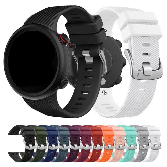 Bracelet en Silicone pour montre intelligente Garmin Forerunner 45S/Forerunner 45/Swim 2