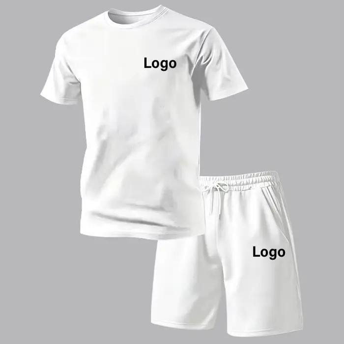 Ensemble de sport personnalisable t-shirt et short léger et respirant pour hommes styles décontractés occasions quotidiennes